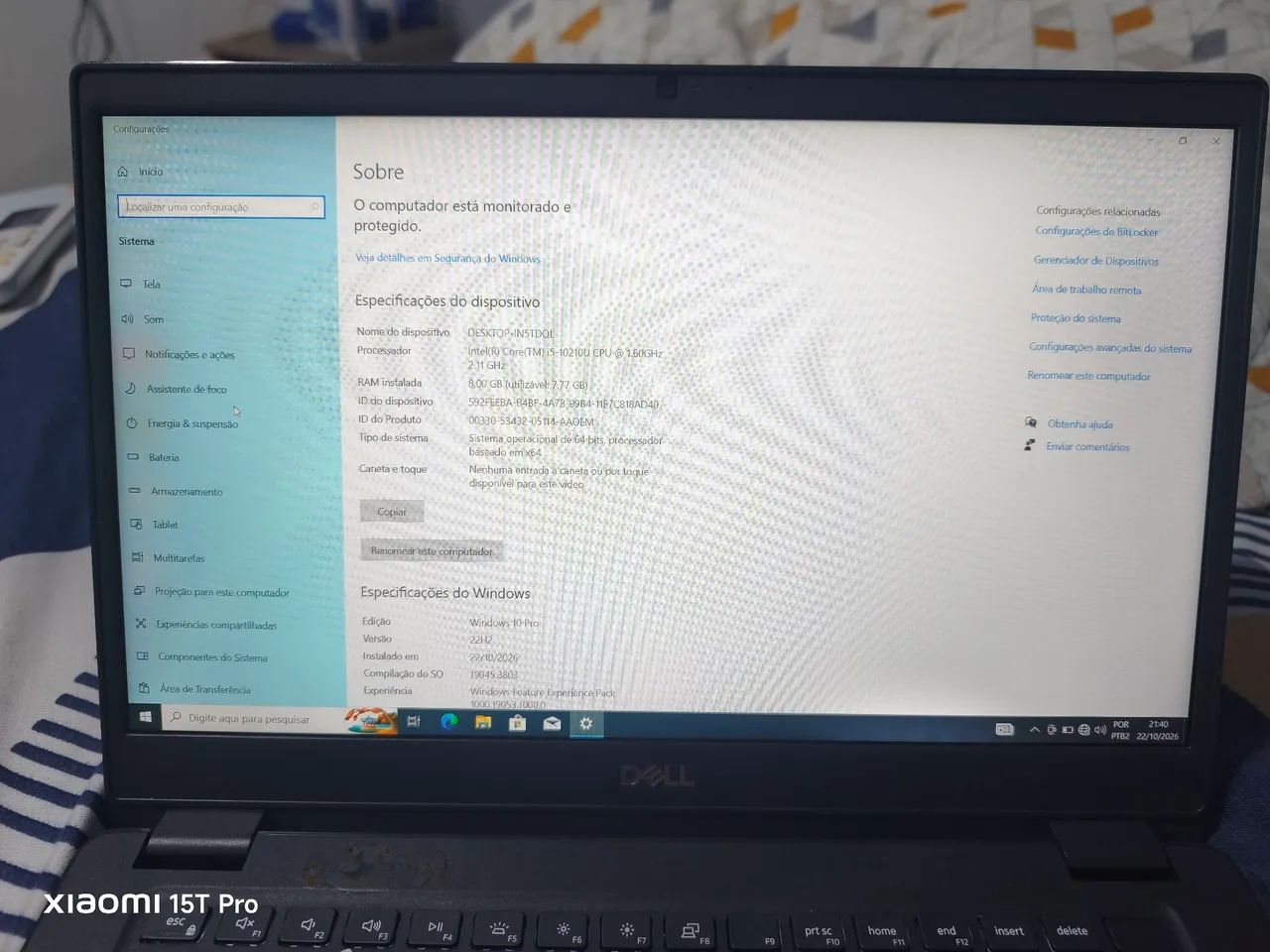 Notebook Dell core i5 da décima geração  - Foto 4