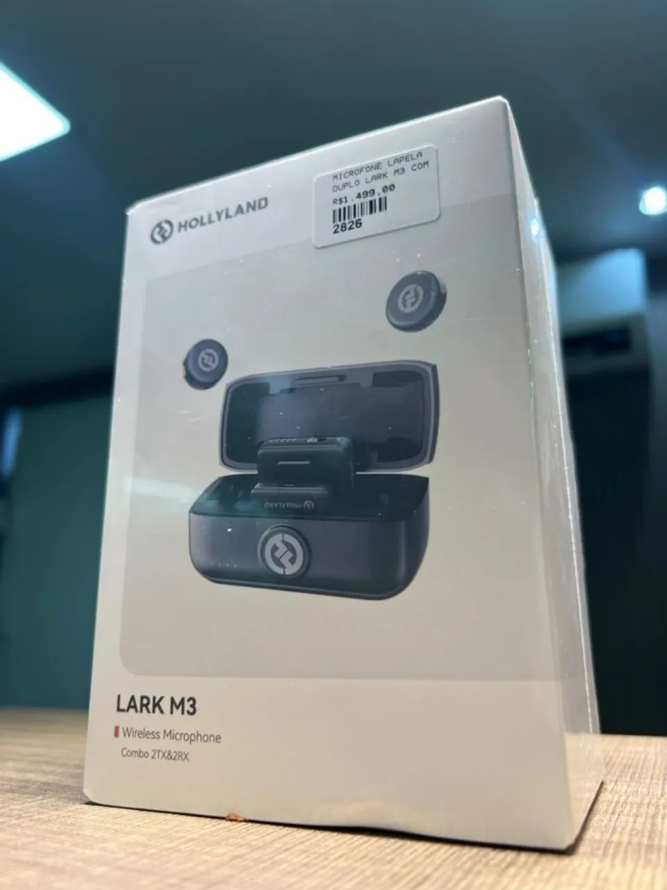 Microfone Hollyland Lark M3 Combo Duplo