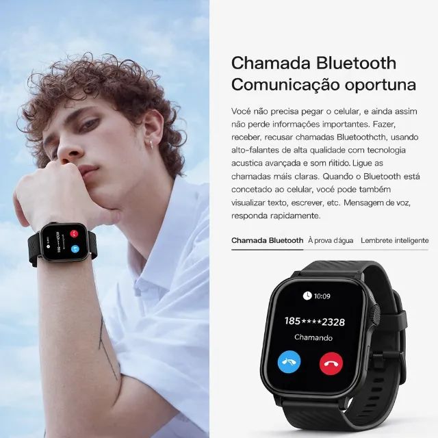 Smartwatch Bateria Longa Duração Corrida Strava Ios Android  Tela Amoled Peje Gps  - Foto 5