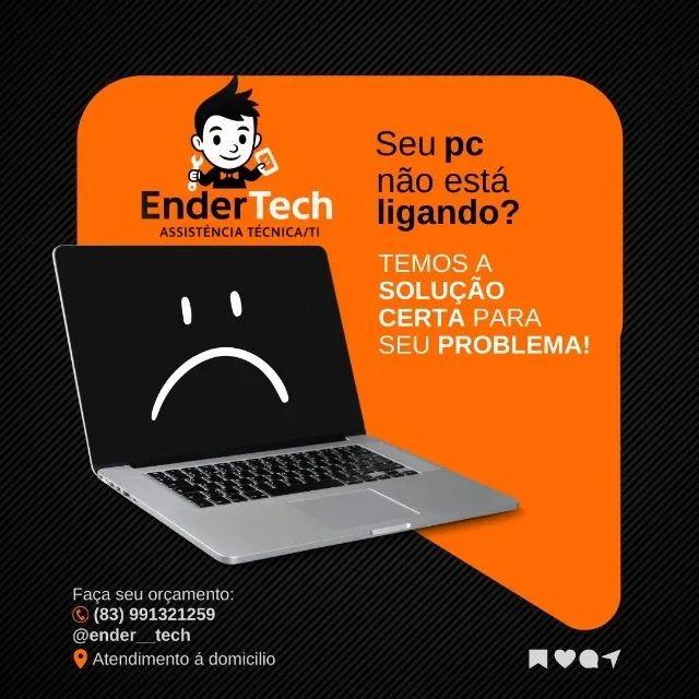 Manutenção de Notebook, PC, Impressoras e Celulares, Criação de Artes - Foto 3