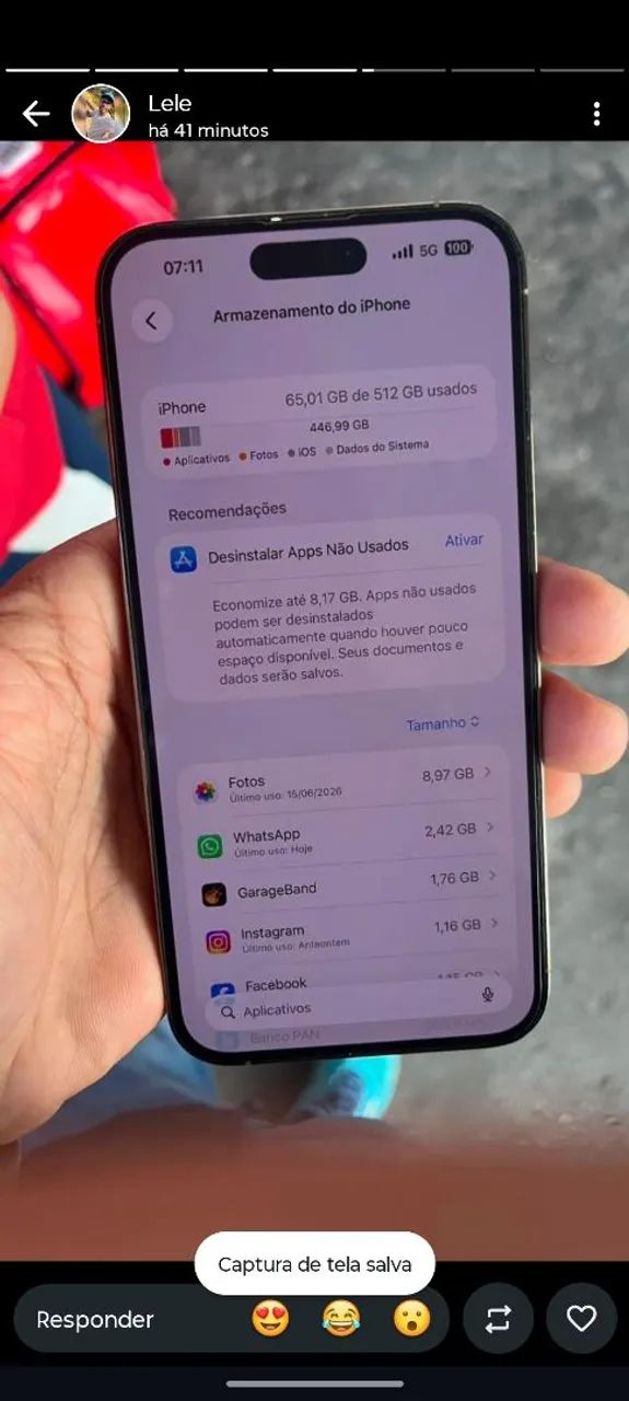 iPhone 14 pro Max 512gb único dono  - Foto 3