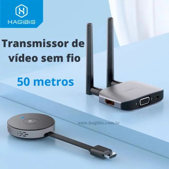Kit transmissor e receptor HDMI - Wireless (HAGIBIS) - Foto 4