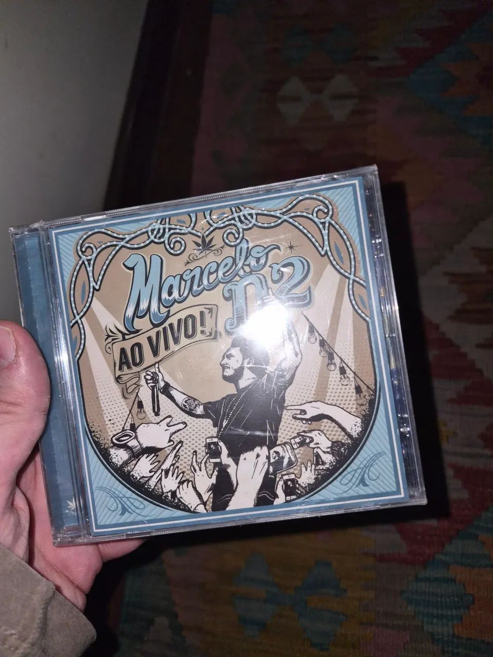 Cd musical marcelo d2 - ao vivo (lacrado)