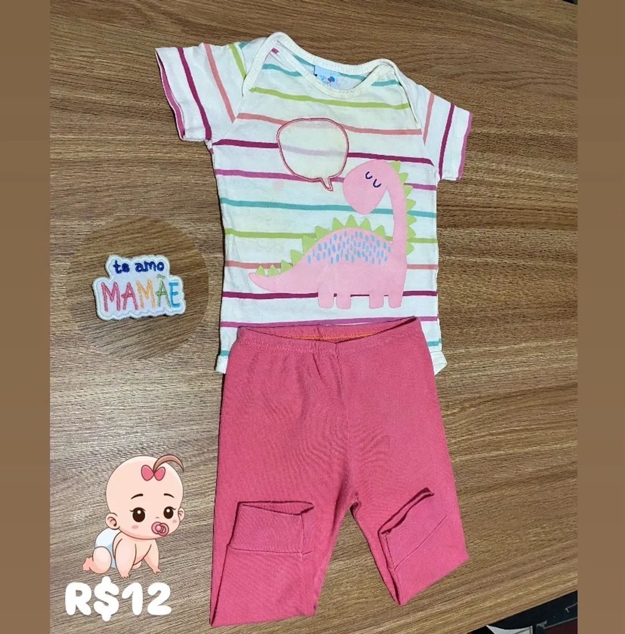 Roupinhas P/bebê seminovas  - Foto 4