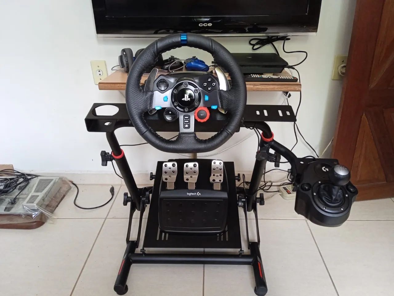 kit completo de simulador de corrida 