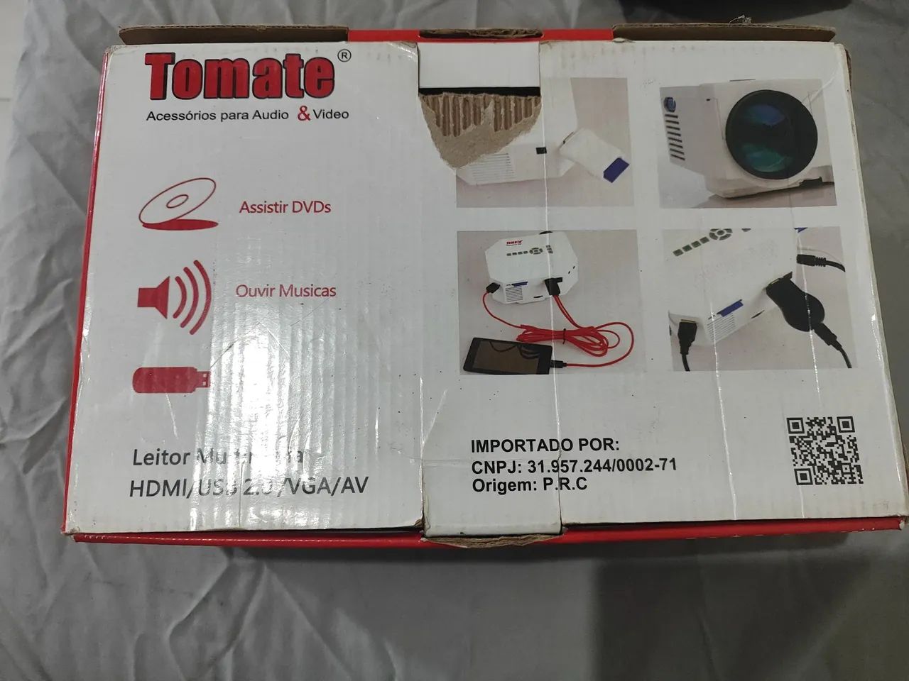 Mini Projetor Tomate MPR-9009. - Foto 3