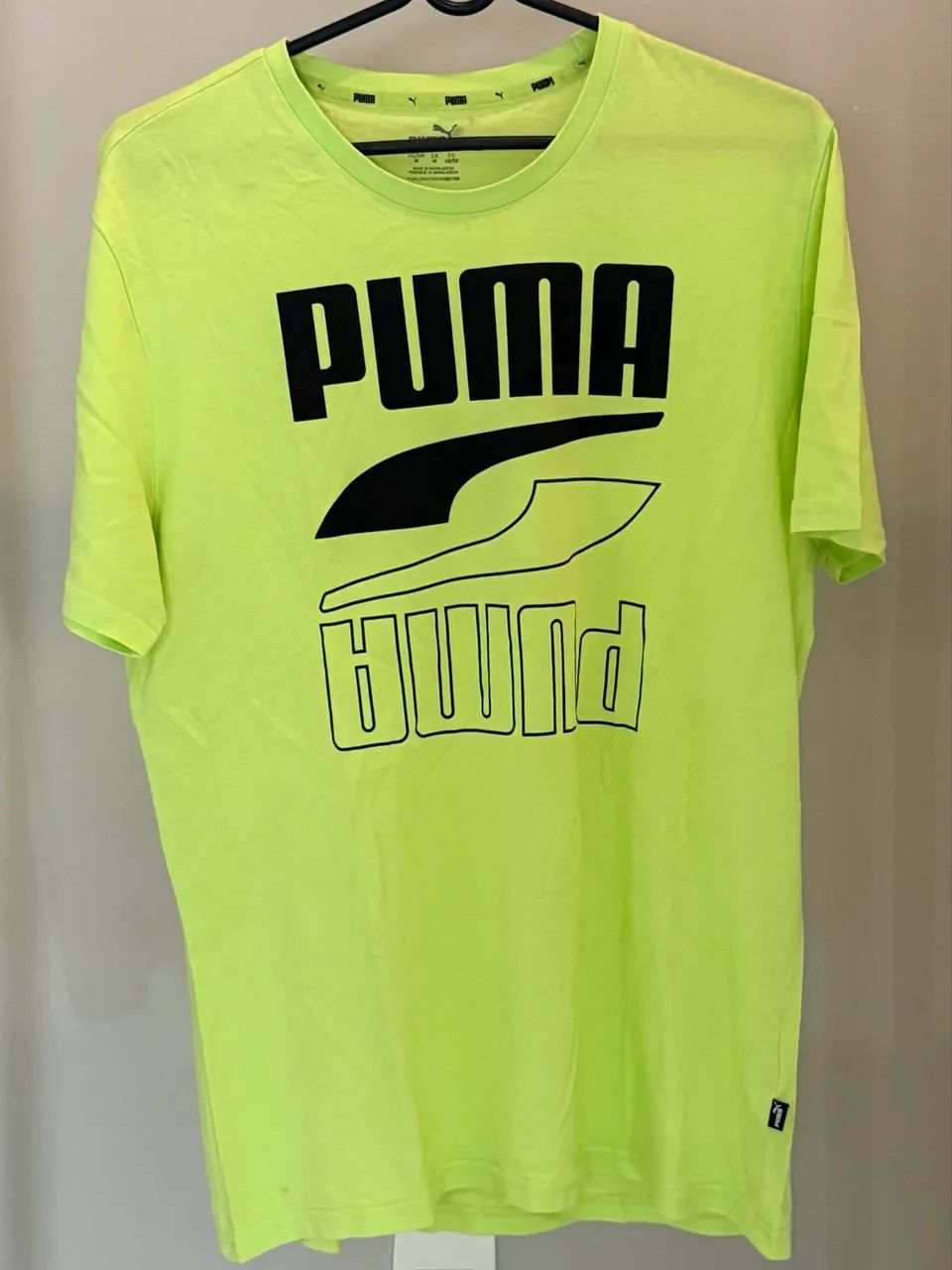 Camisa Puma Verde Limão M