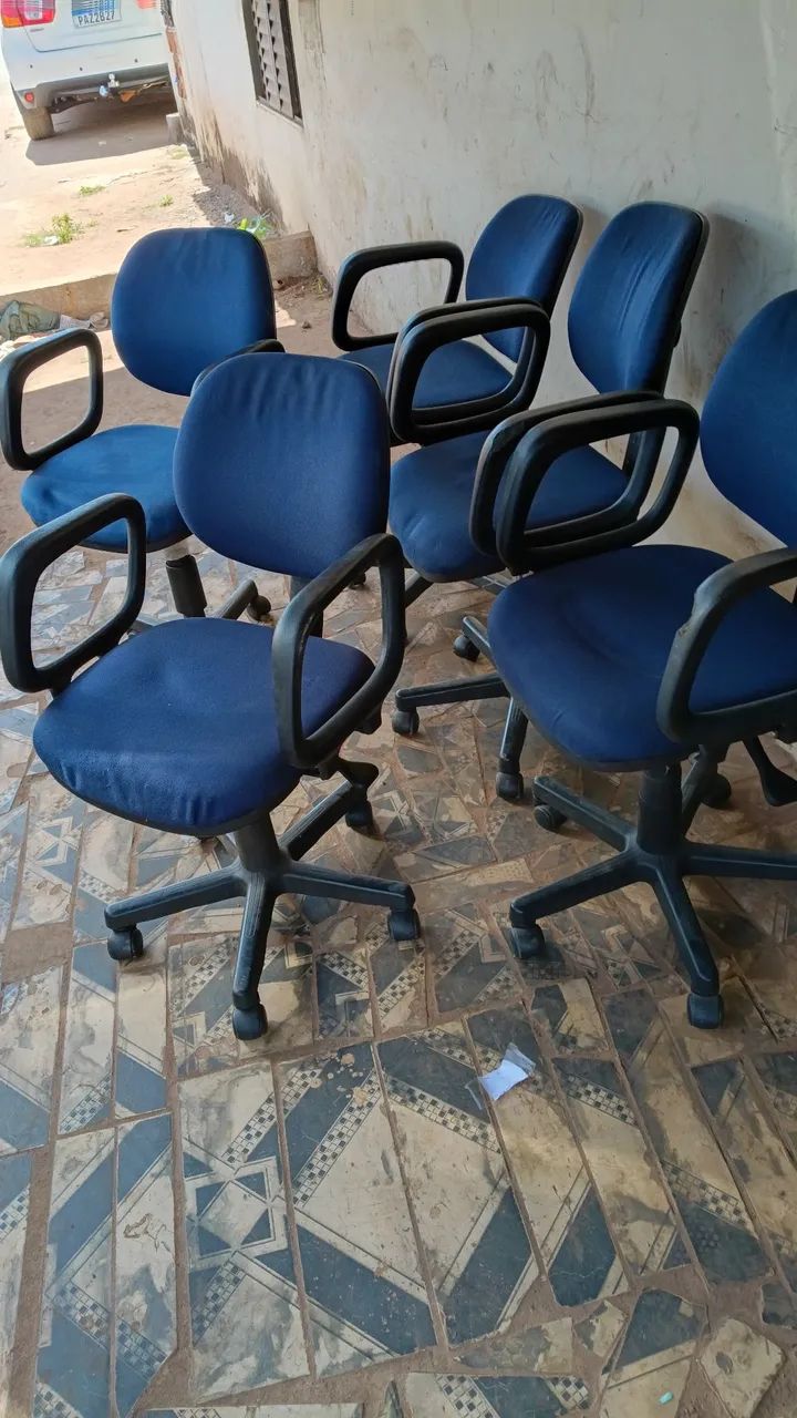 Cadeiras para escritório com rodinhas  - Foto 4