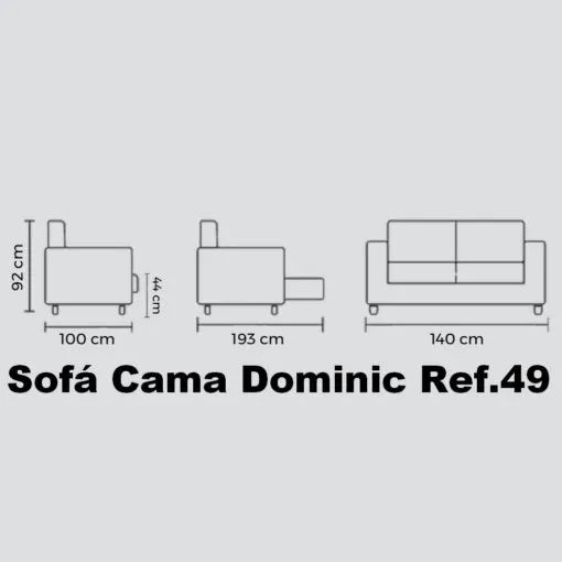 SOFÁ CAMA DOMINIC . PRONTA ENTREGA. - Foto 4