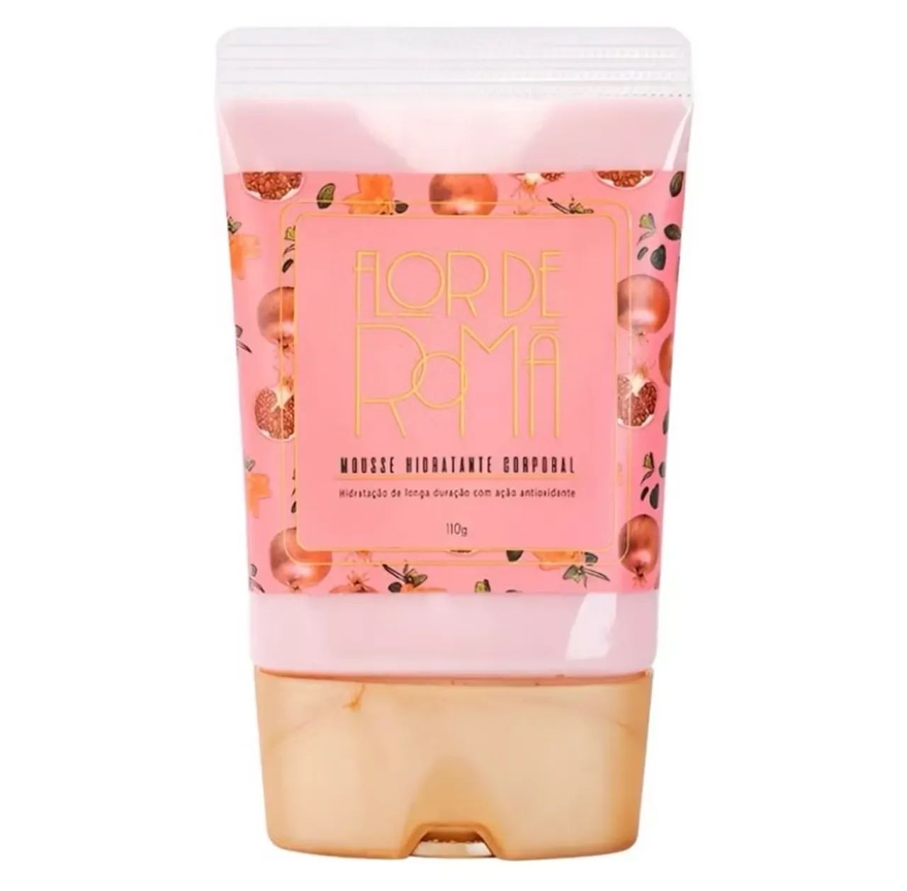 Mousse Hidratante Corporal Feito Brasil, Romã Frutal  - Foto 3