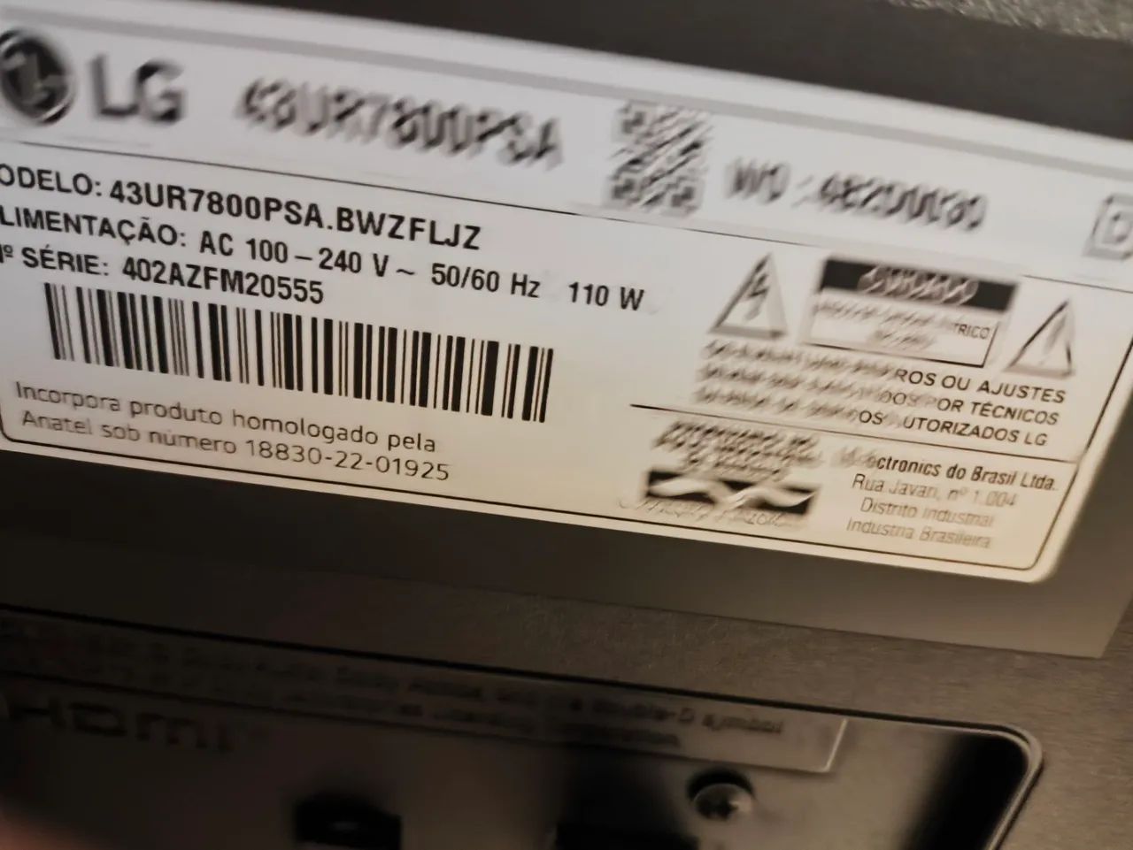 Tv LG 43" novíssima  - Foto 2