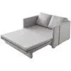 Sofá Cama Dominic Ref.49 1,40 m Linho Cinza 2502-B - LUXURY _ pronta entrega  - Foto 4