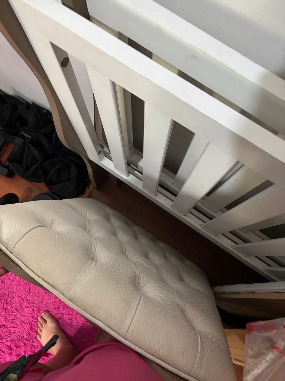 Berço Cama Realeza 2 em 1 Captonê - Foto 5