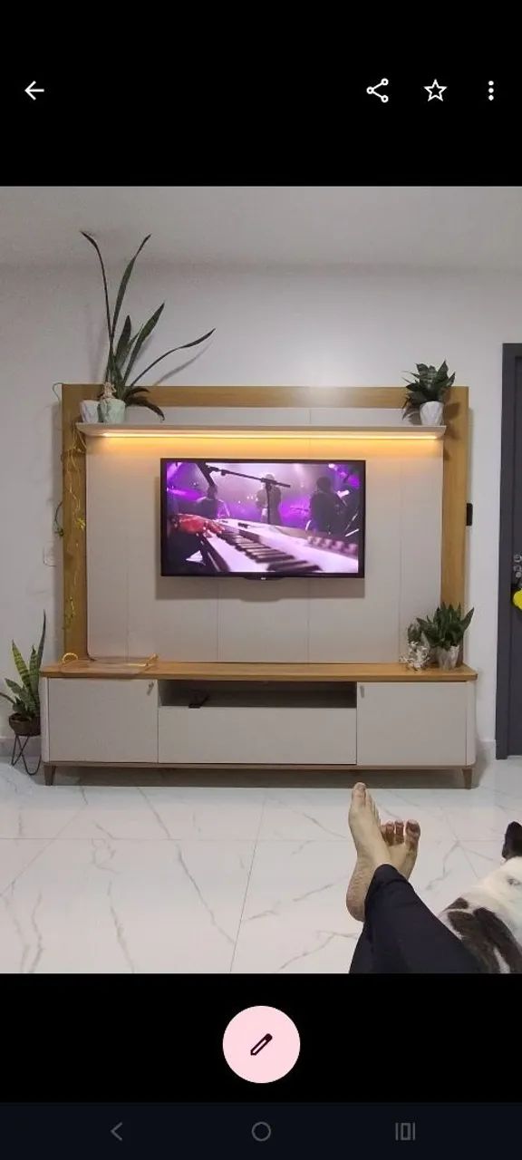 Painel com led + rack acoplado - Foto 2