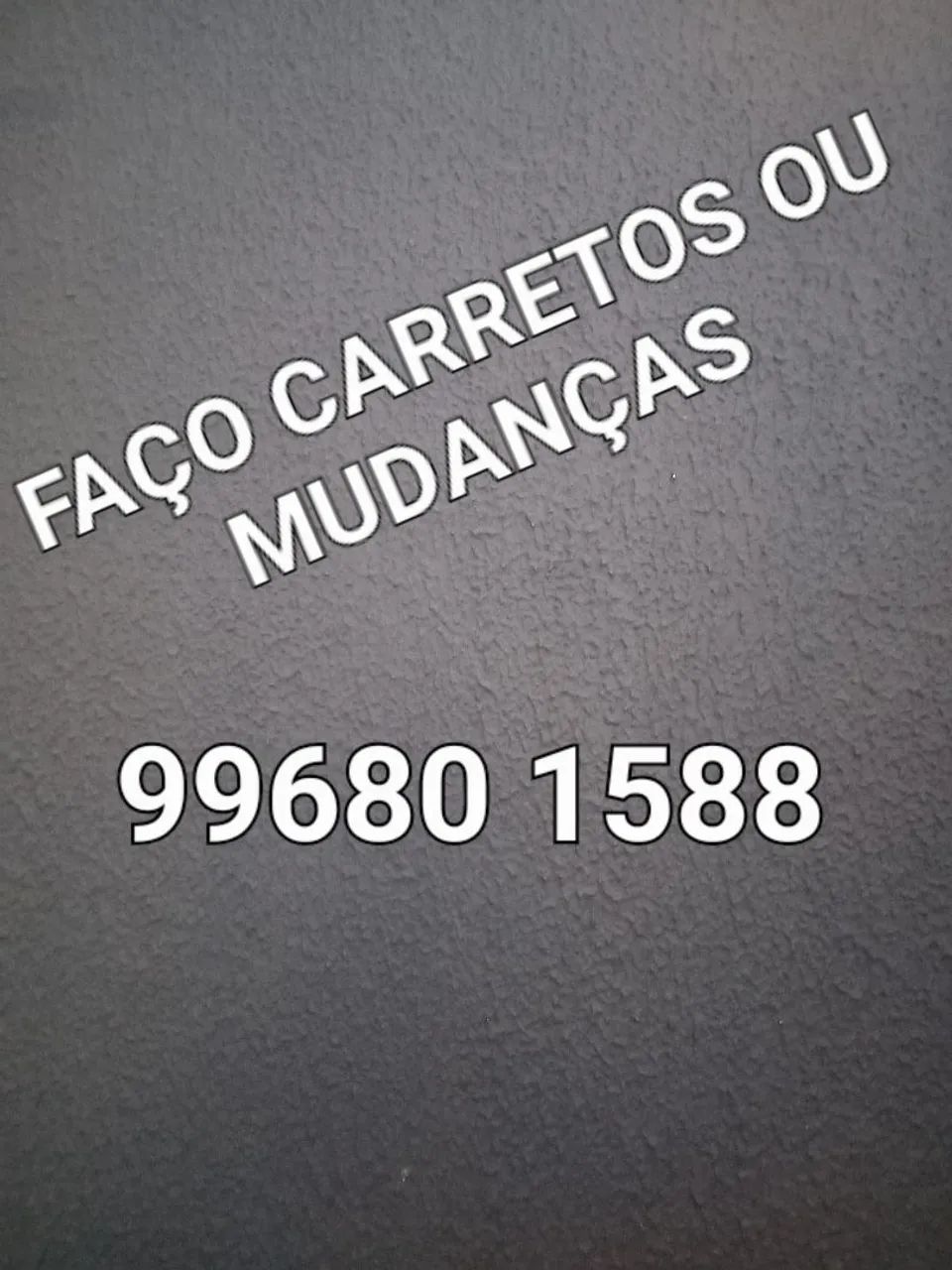 Faço carreto ou mudança 