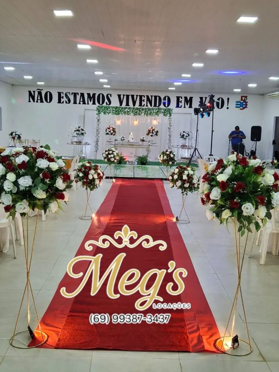 Aluguel de utensílios para festas,e decorações .
