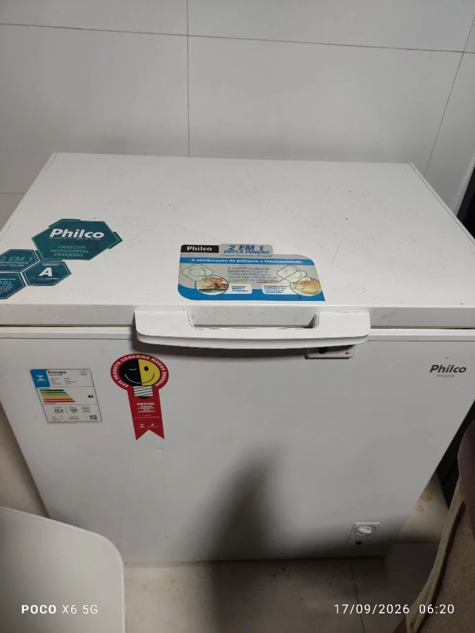 Freezer Horizontal Eletrolux 199 litros 