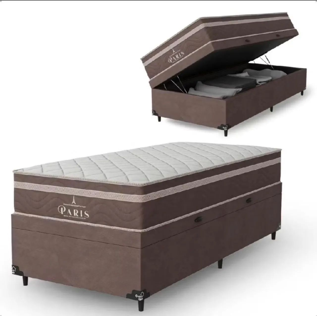 Cama solteiro box baú  - Foto 4