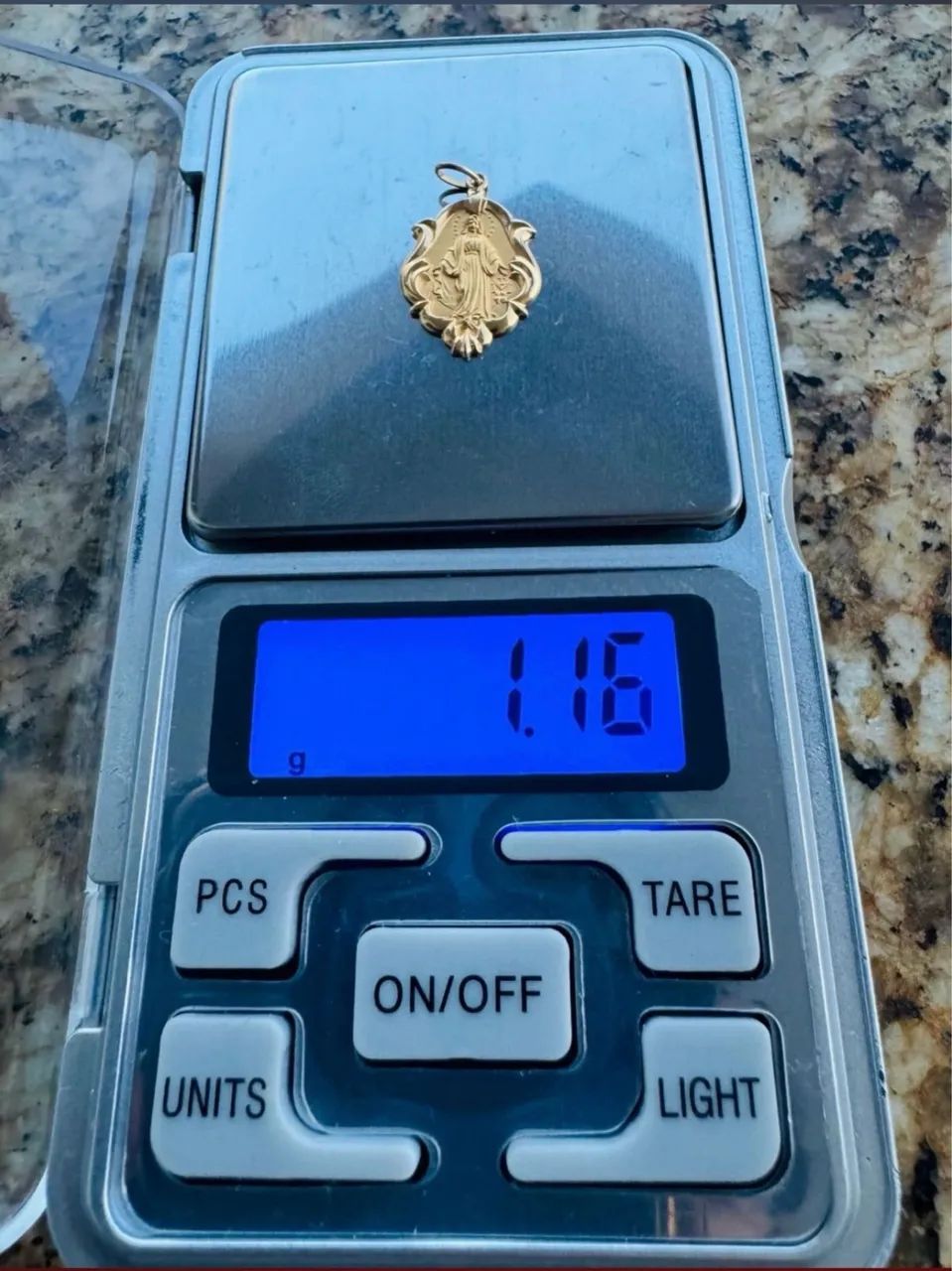 Pingente nossa senhora ouro 18k  - Foto 4