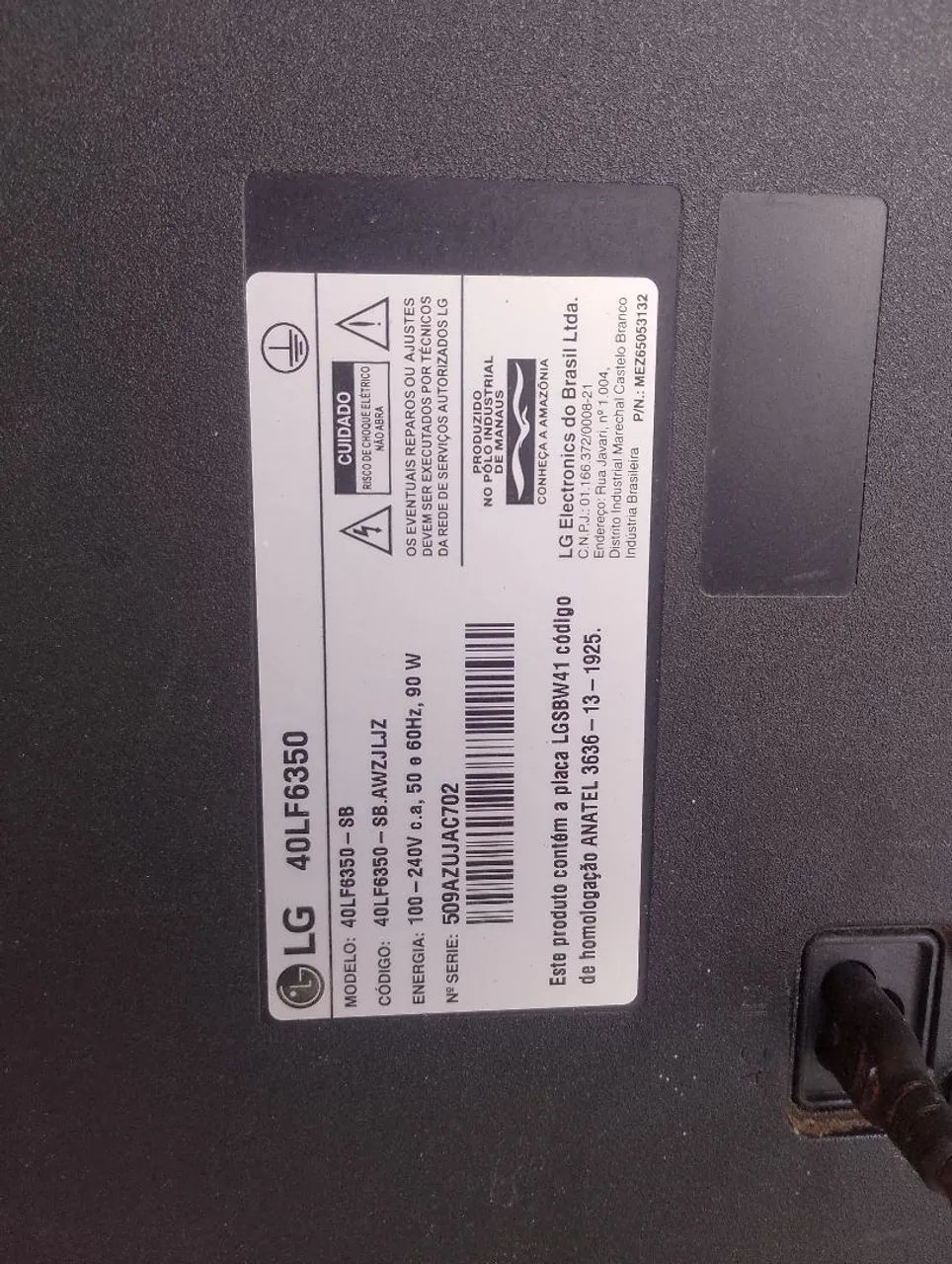Vendo TV 43 polegadas LG com problema - Foto 4