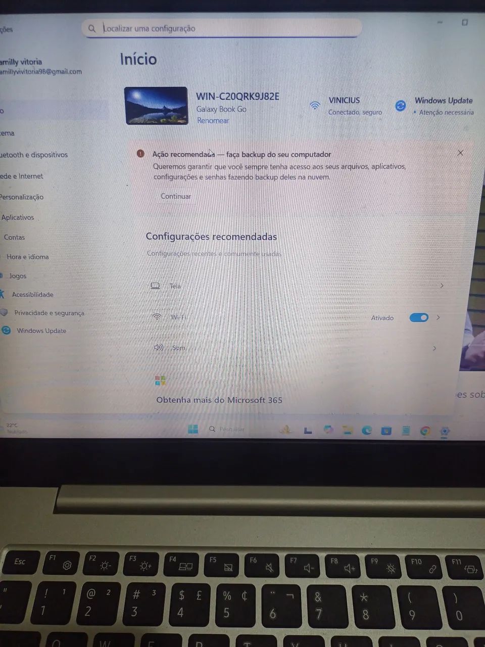 Vendo notebook Samsung  - Foto 5