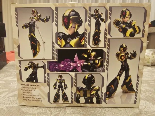 Megaman X Kai Truforce Preto Comic Con Designer Series figura de