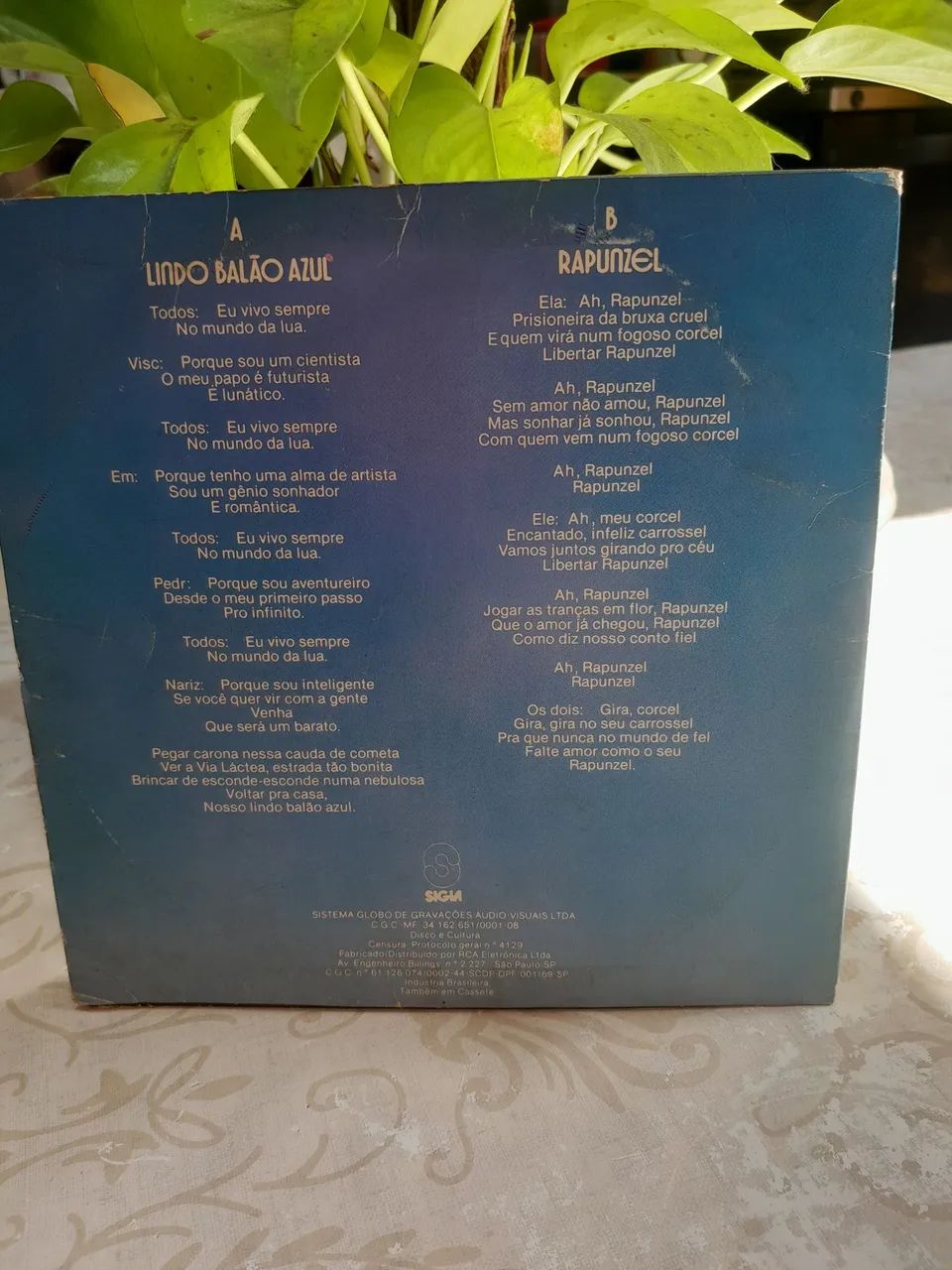 Vinil lindo balão azul 7 polegadas - Foto 2