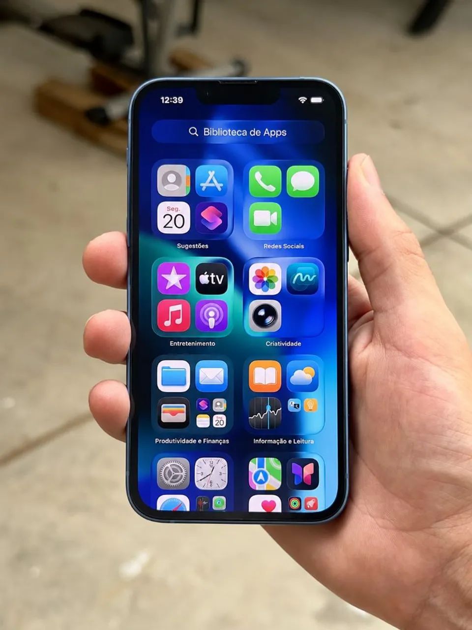 iPhone 14 azul 128 Modelo Esim - Foto 3