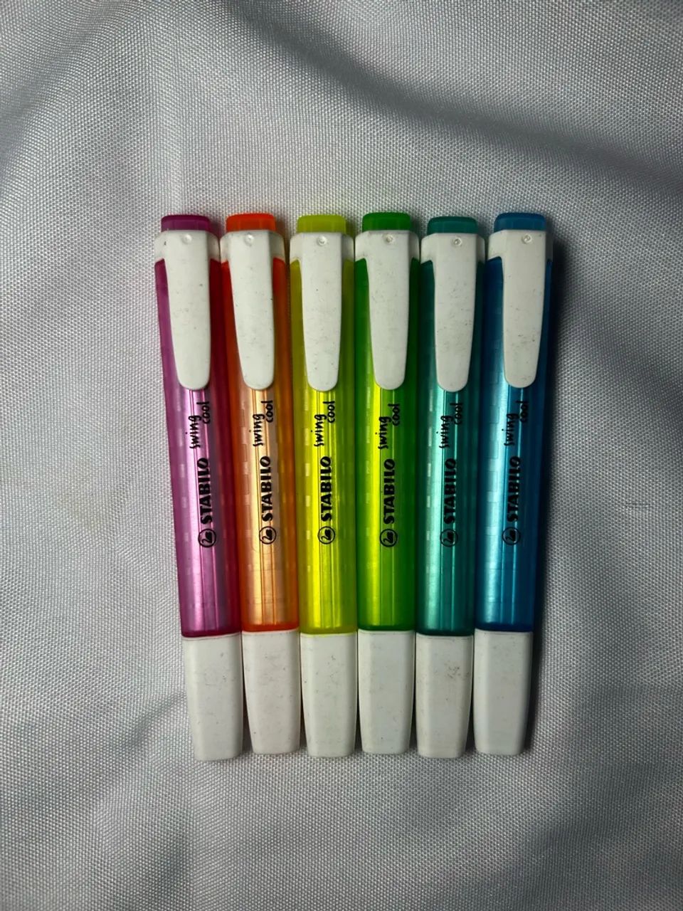 kit marca texto stabilo swiming cool neon