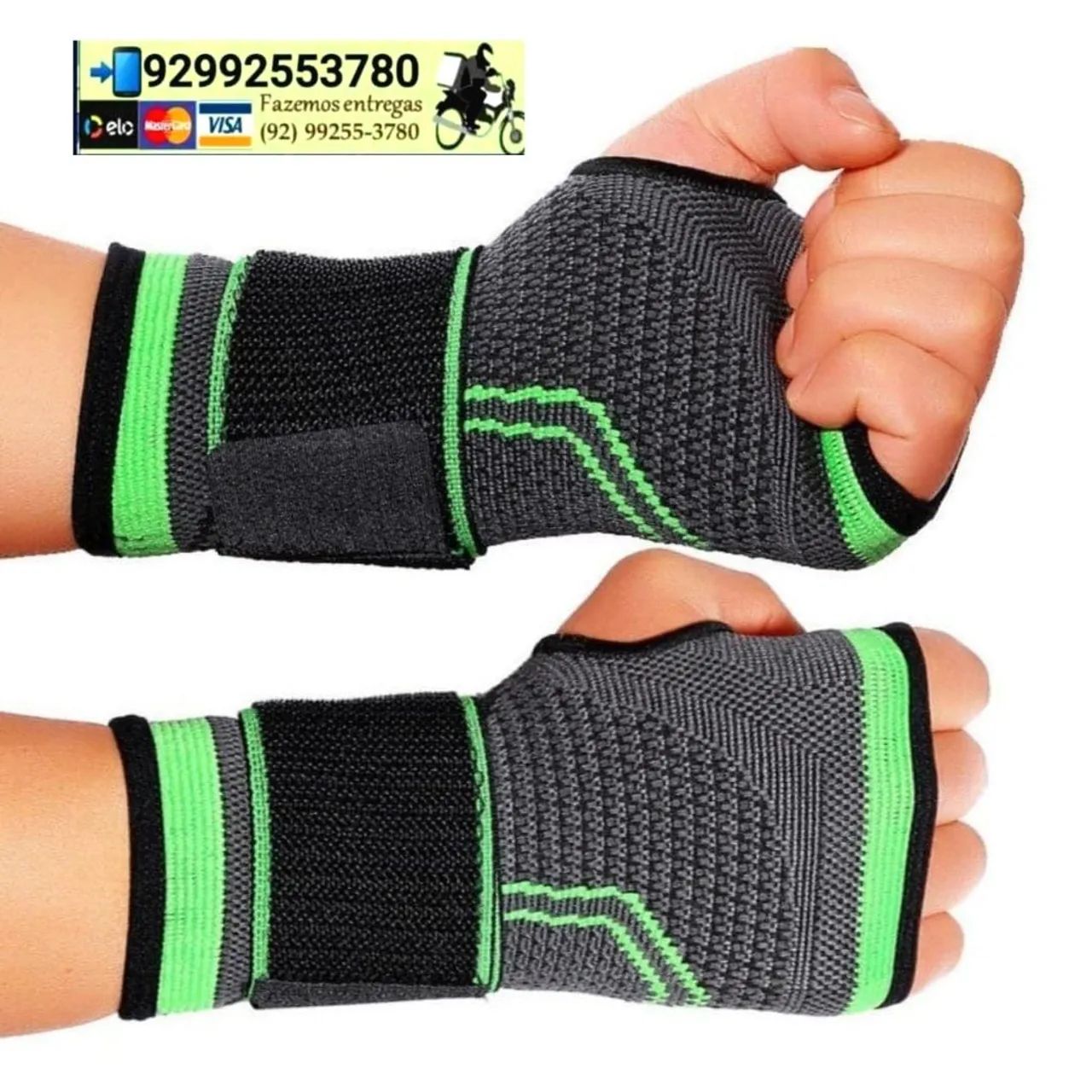 MUNHEQUEIRAS ESPORTIVA AJUSTÁVEL UNISEX  - Foto 3