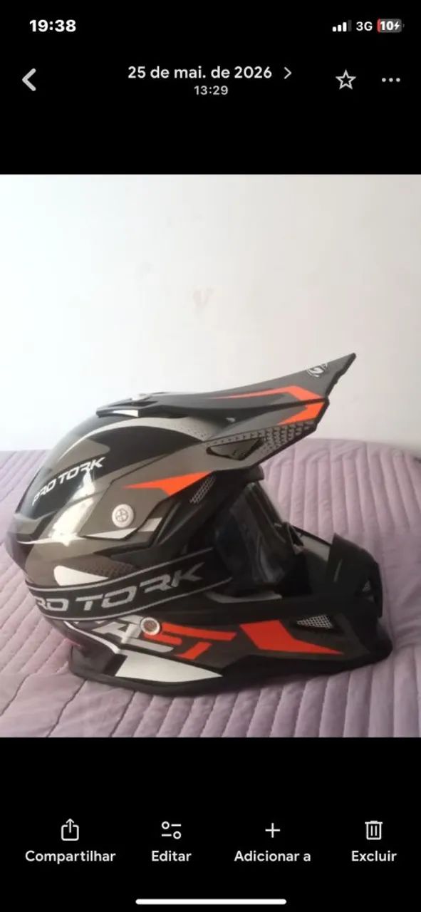 Capacete cross  - Foto 2