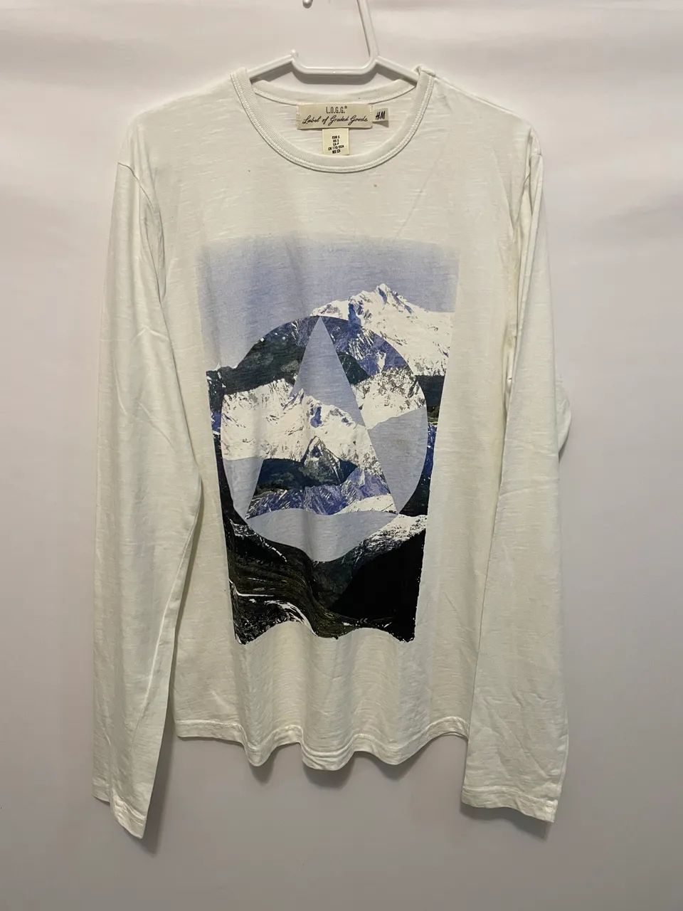 Camisa da h&m manga longa 