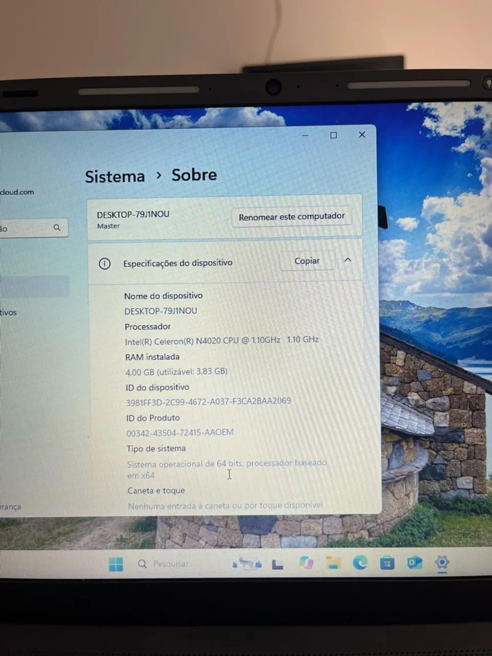 Notebook positivo 
