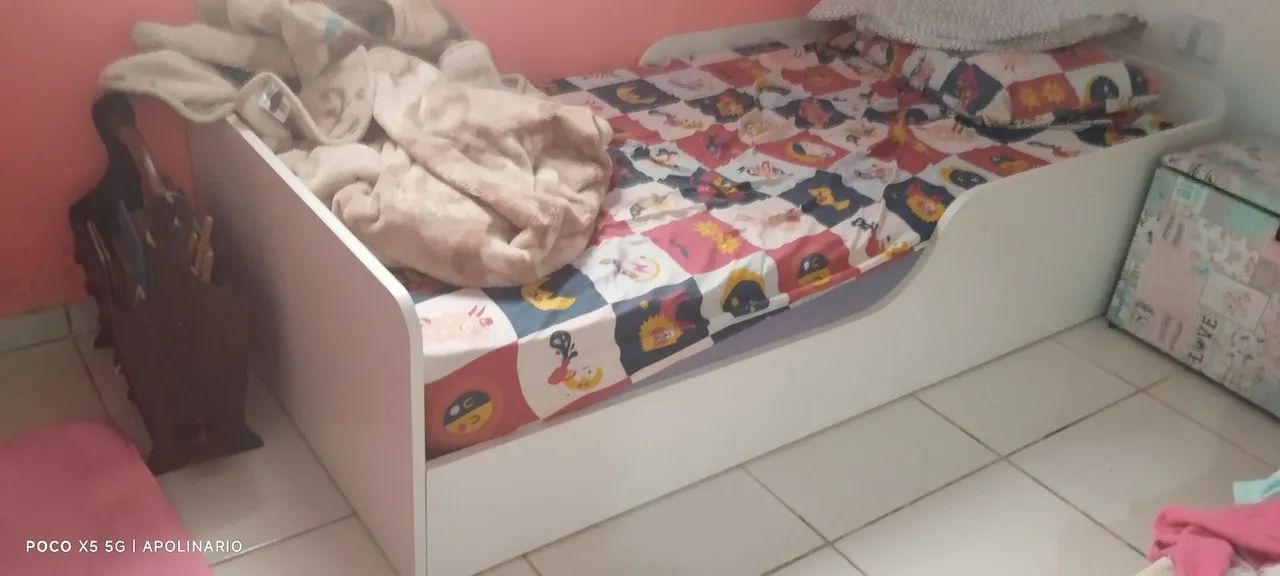 cama de solteiro em MDF  - Foto 2