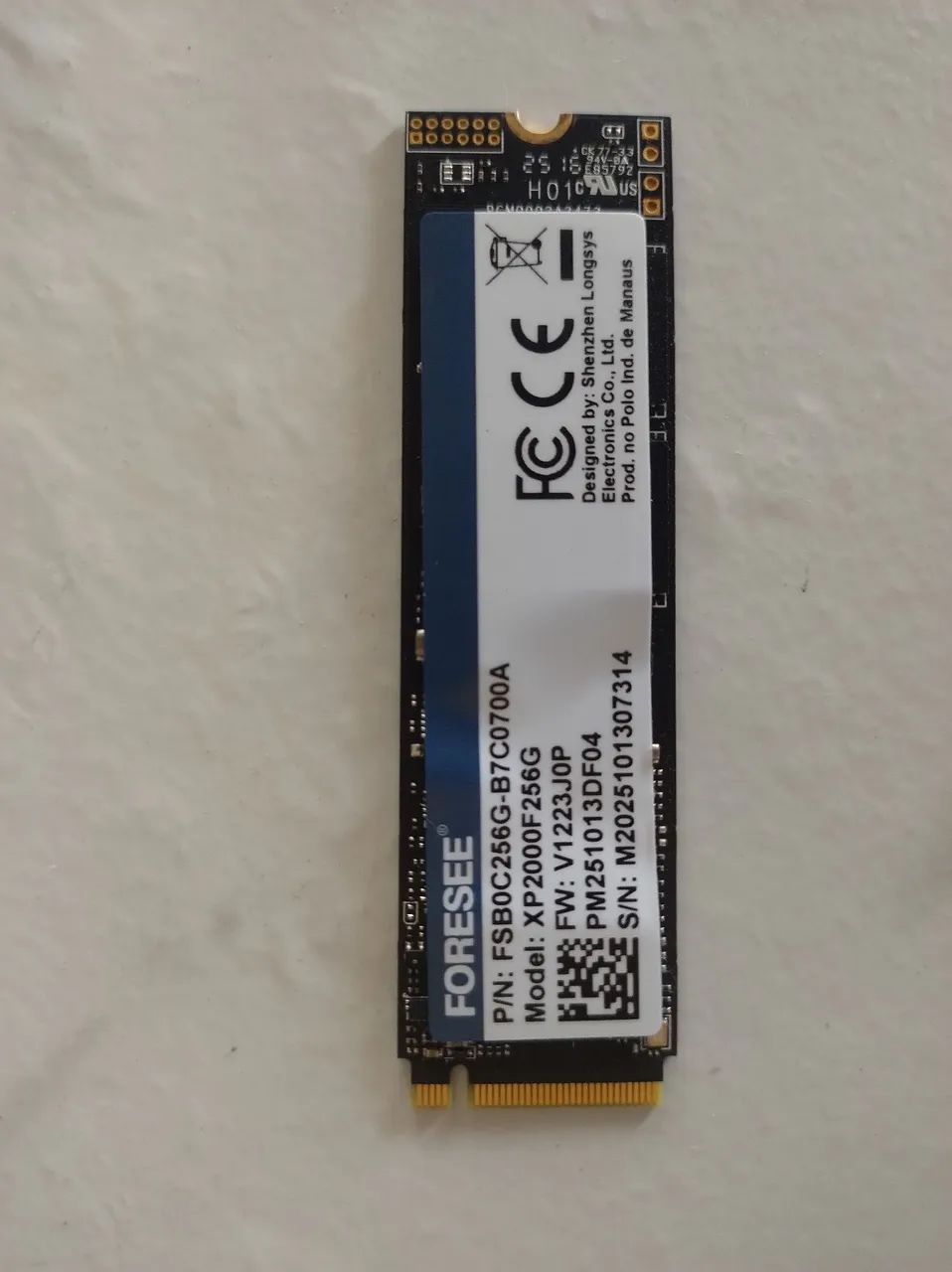 SSD nvme 256 gigas com Win 10  - Foto 2