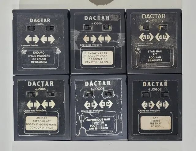 Atari Dactar Video Game CIB Funcionando - Foto 4