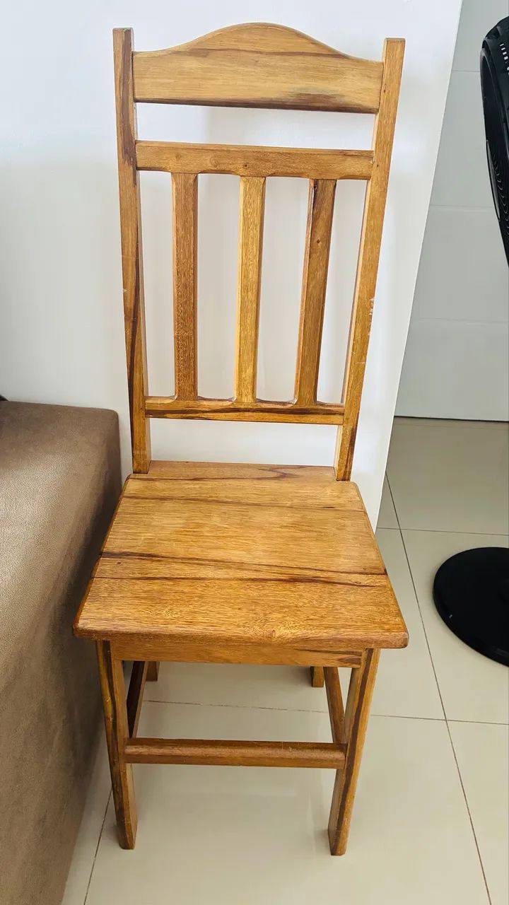 Kit 4 Cadeiras de madeira maciça  - Foto 2