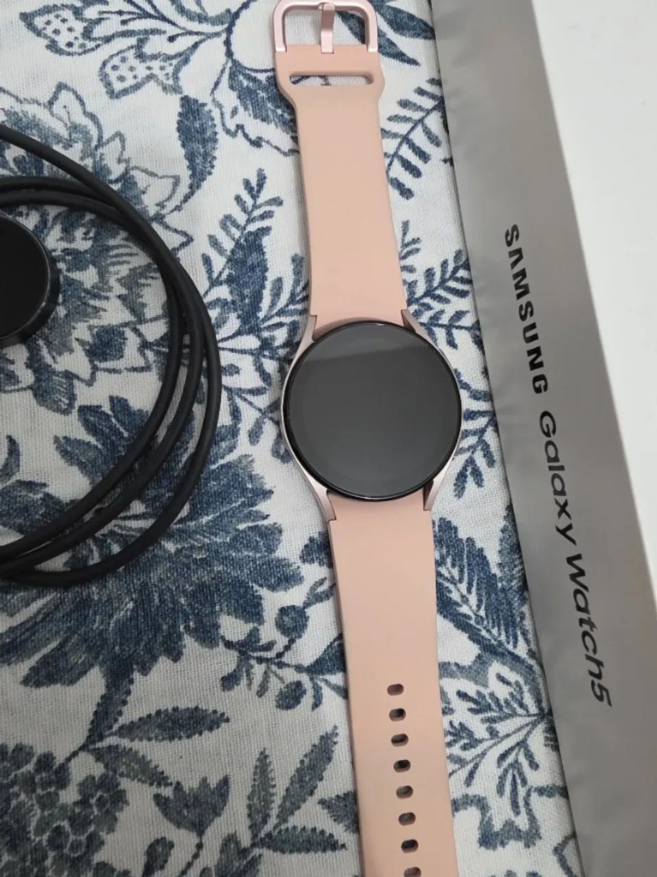Relógio SmartWatch samsung galaxy watch 5 rosa perfeito - Foto 2