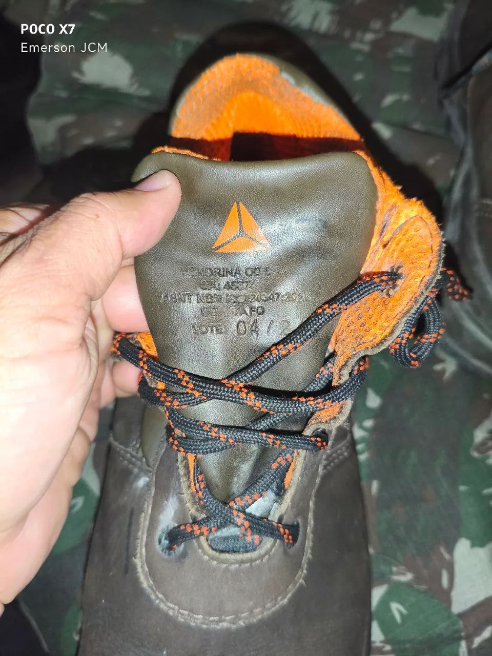 BOTA DELTA PLUS LONDRINA ORIGINAL - RESISTÊNCIA MÁXIMA (TAM 43) - Foto 2