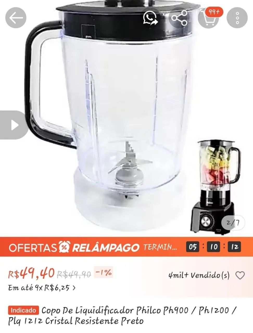 Copo de liquidificador  - Foto 2