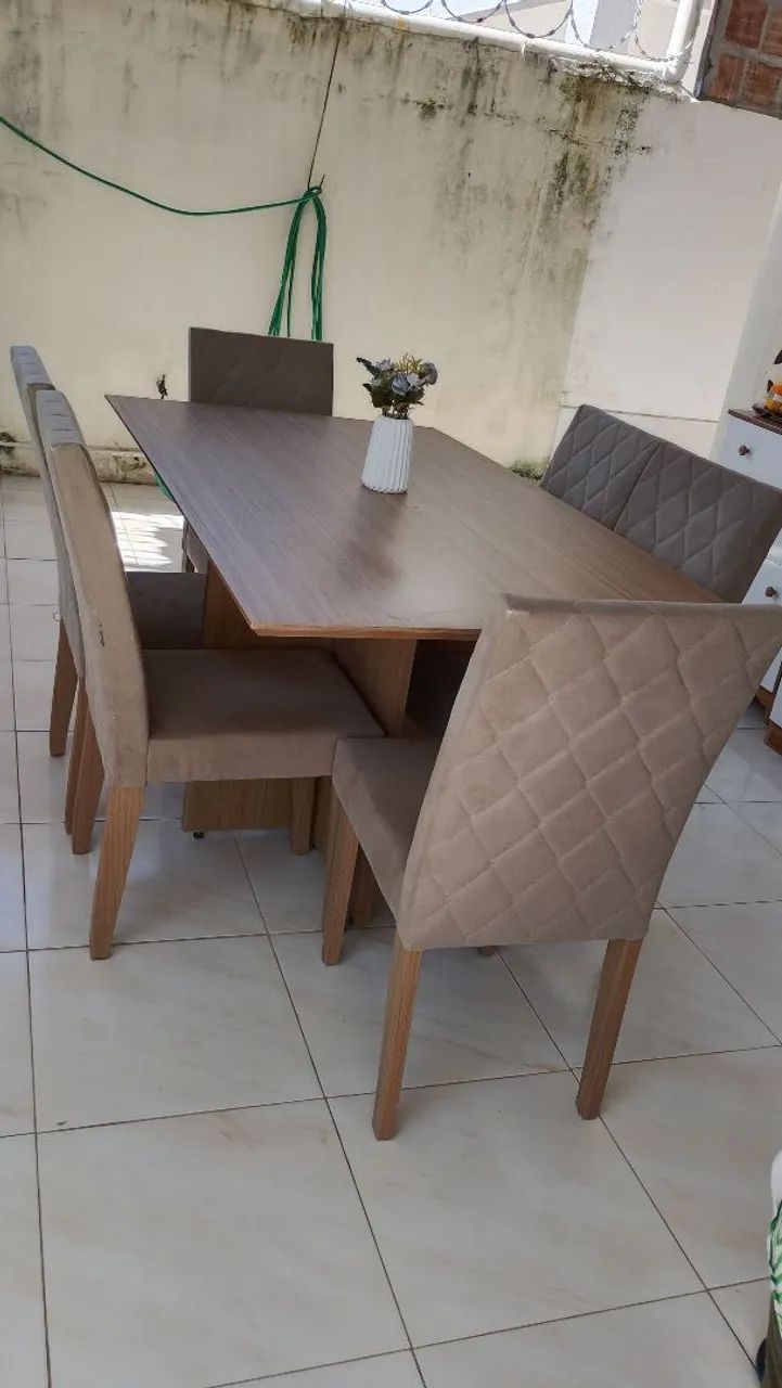 Mesa com seis cadeiras  - Foto 3