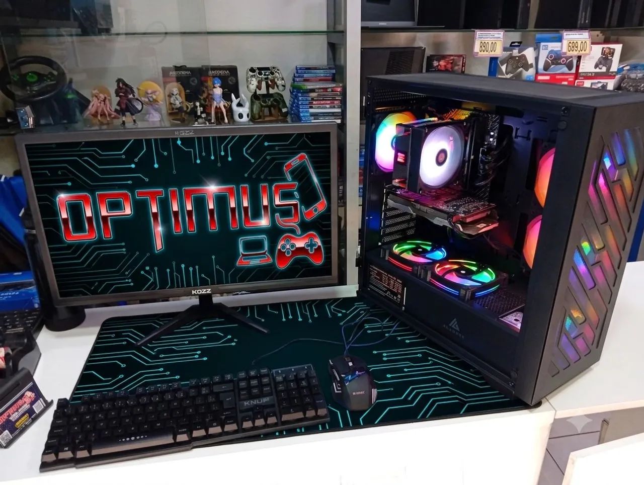 Ryzen 5 3400 g + gtx 1060 completo 