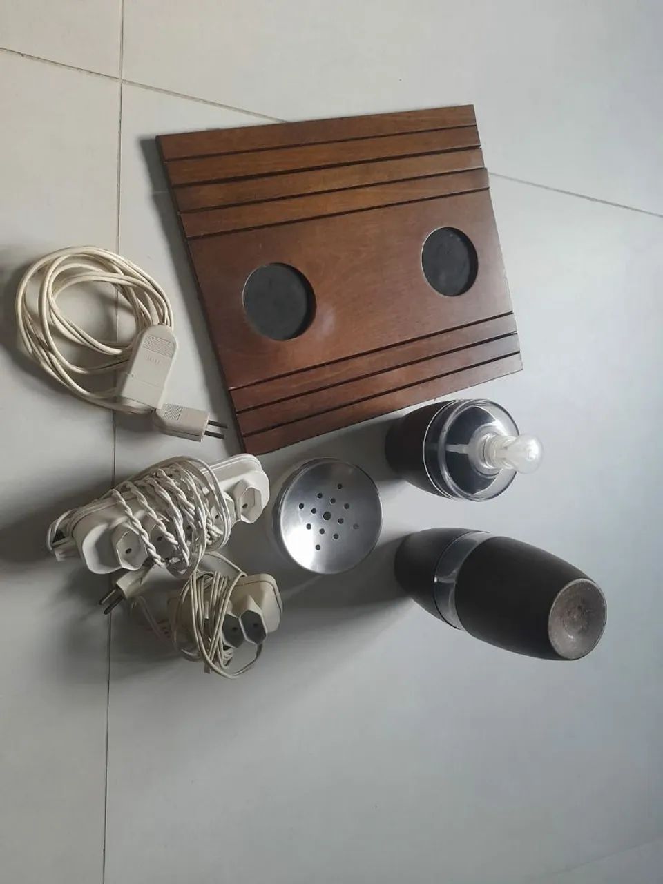 Extensão e itens para banheiro 