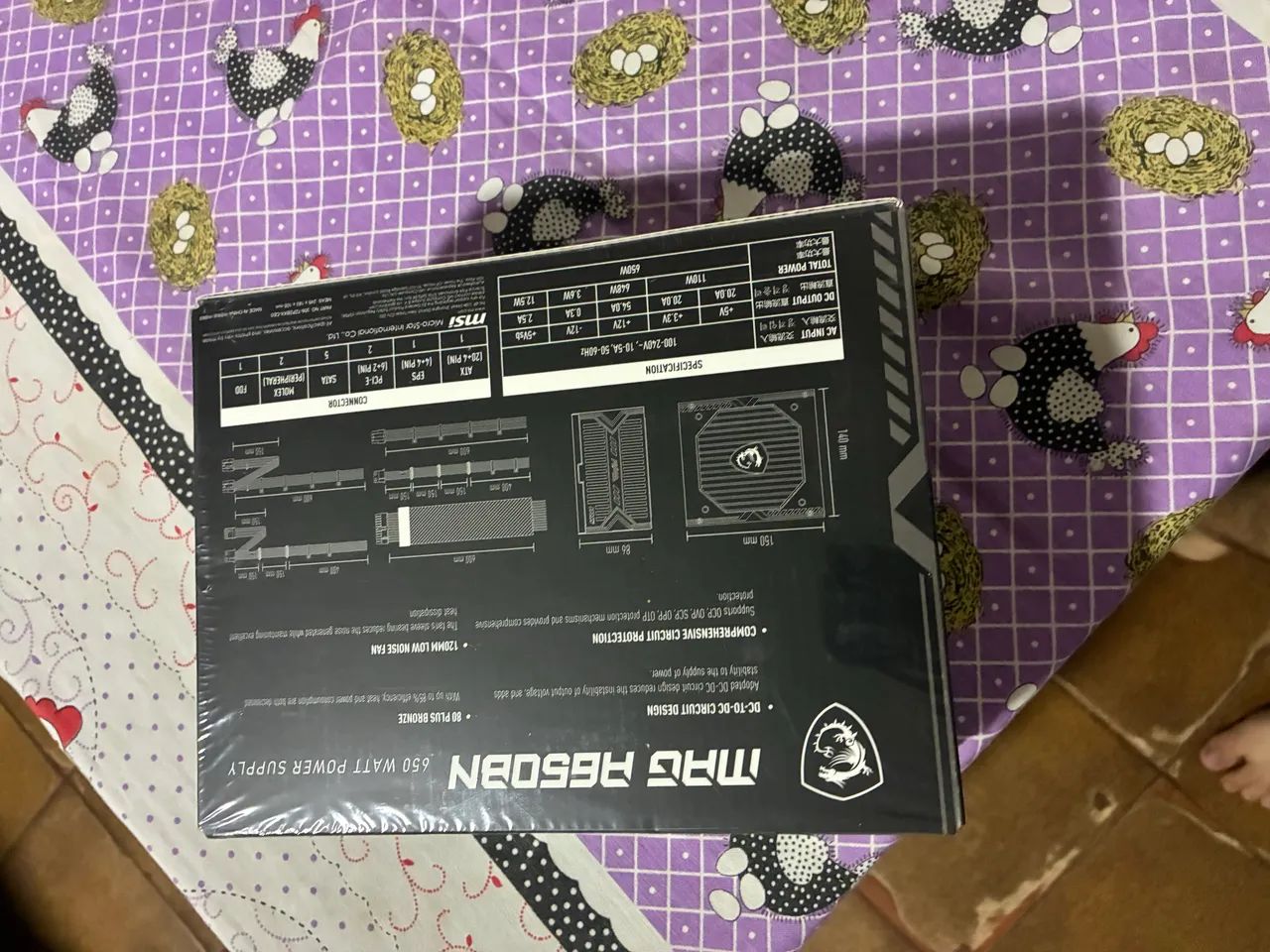 ? FONTE MSI MAG A650BN 650W ? NOVA E LACRADA! - Foto 2