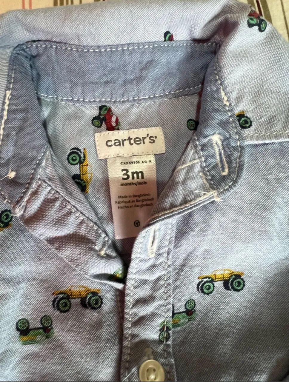Camisa bebê Carters usada apenas 1x - Foto 2