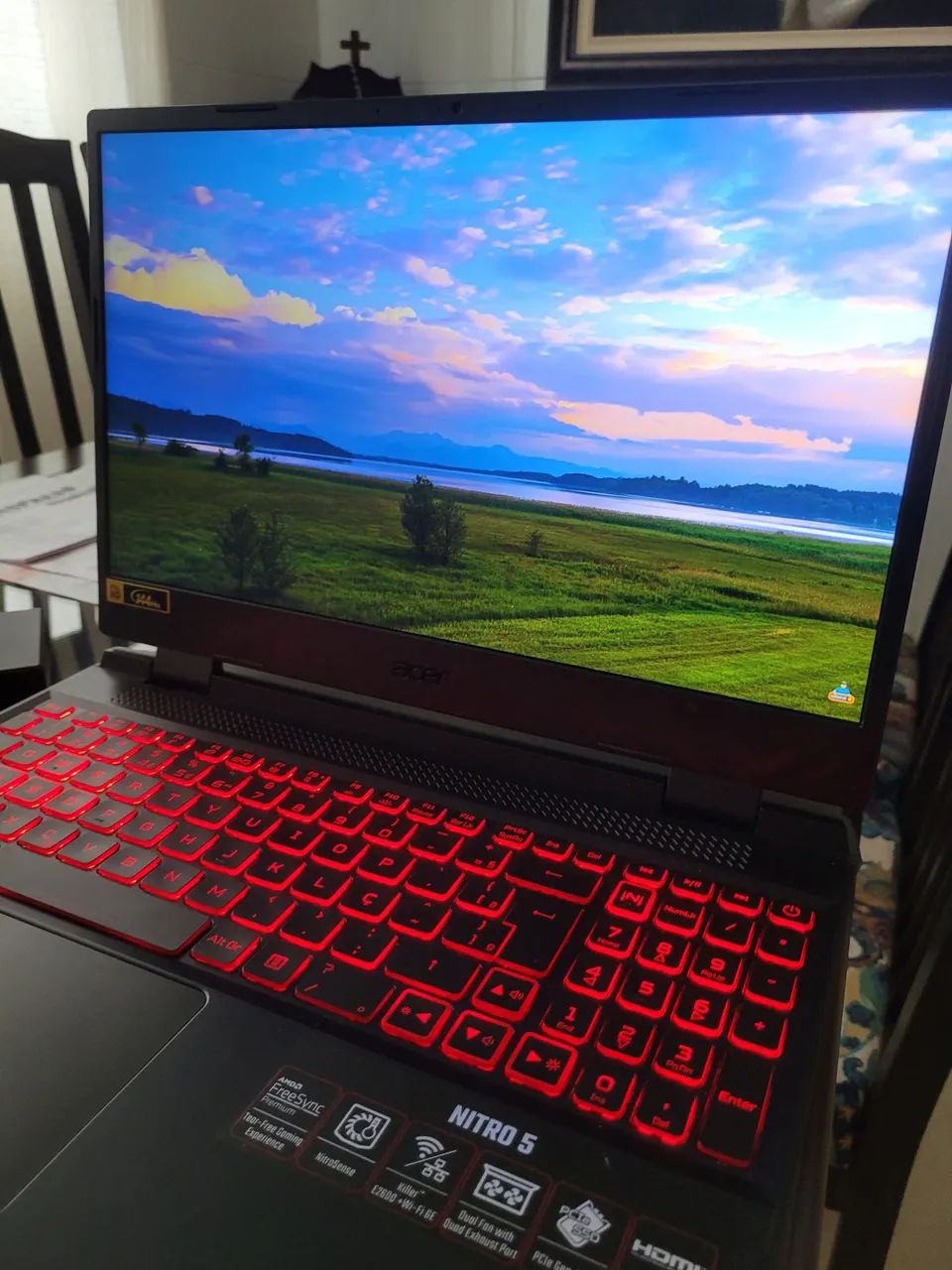 Notebook Acer Nitro5 AMD Ryzen 5 7535HS, RAM 8GB, GTX 3050, SSD 512GB, 15,6"Full HD, 144hz - Foto 2