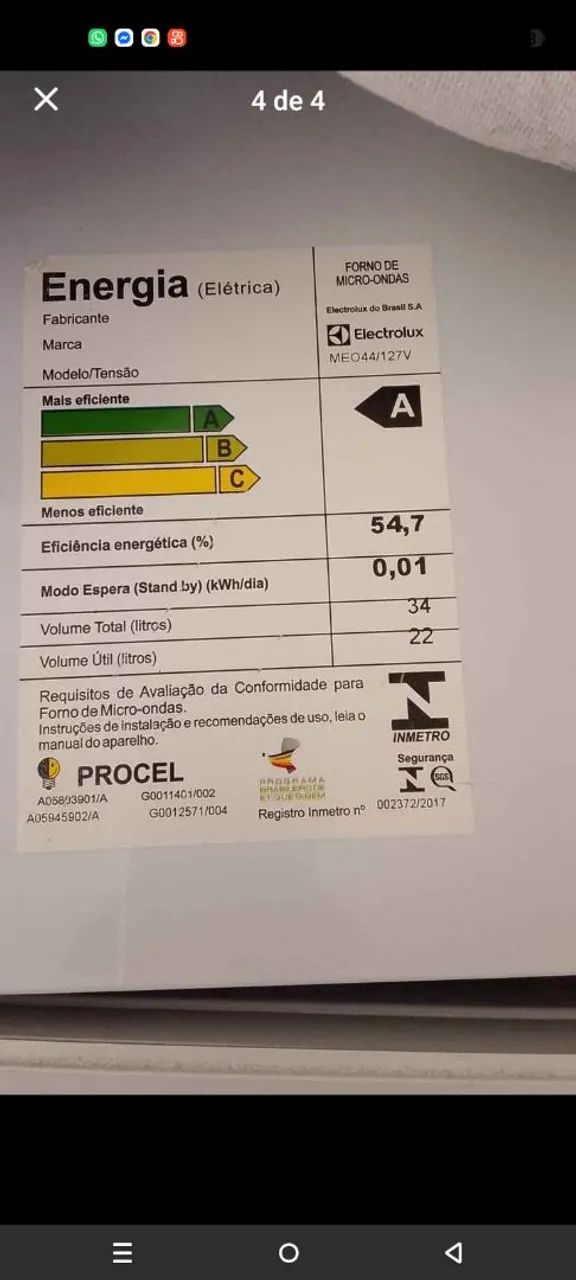 Microondas semi novo - Foto 4