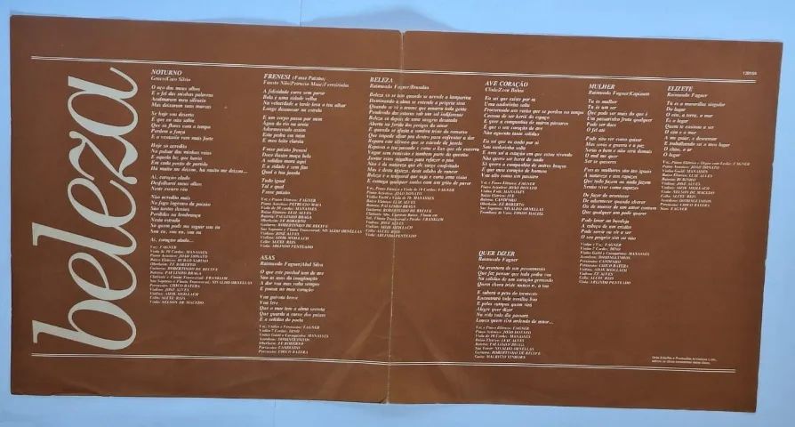 Vinil Fagner Beleza LP 1979 Original - Foto 3