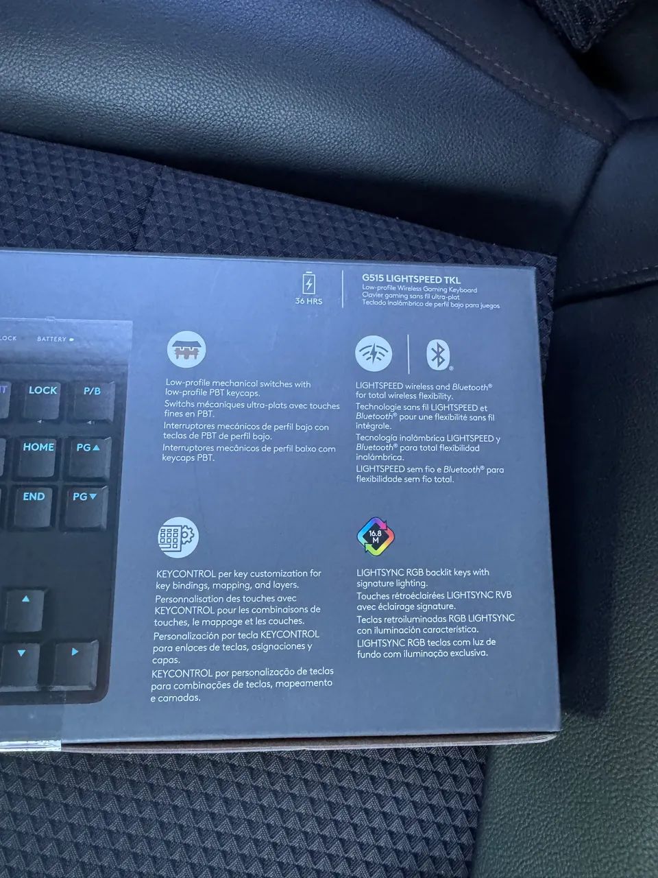 Logitech G515 LIGHTSPEED TKL LACRADO