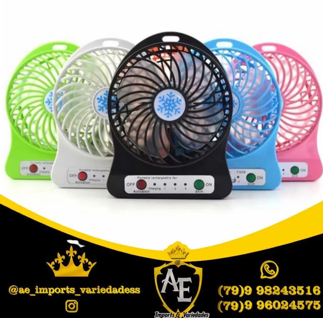 Mini ventilador portátil 